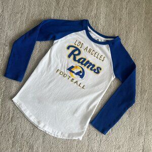 NFL - Los Angels Rams - Kids Long Sleeve T Shirt - Size Medium 7/8